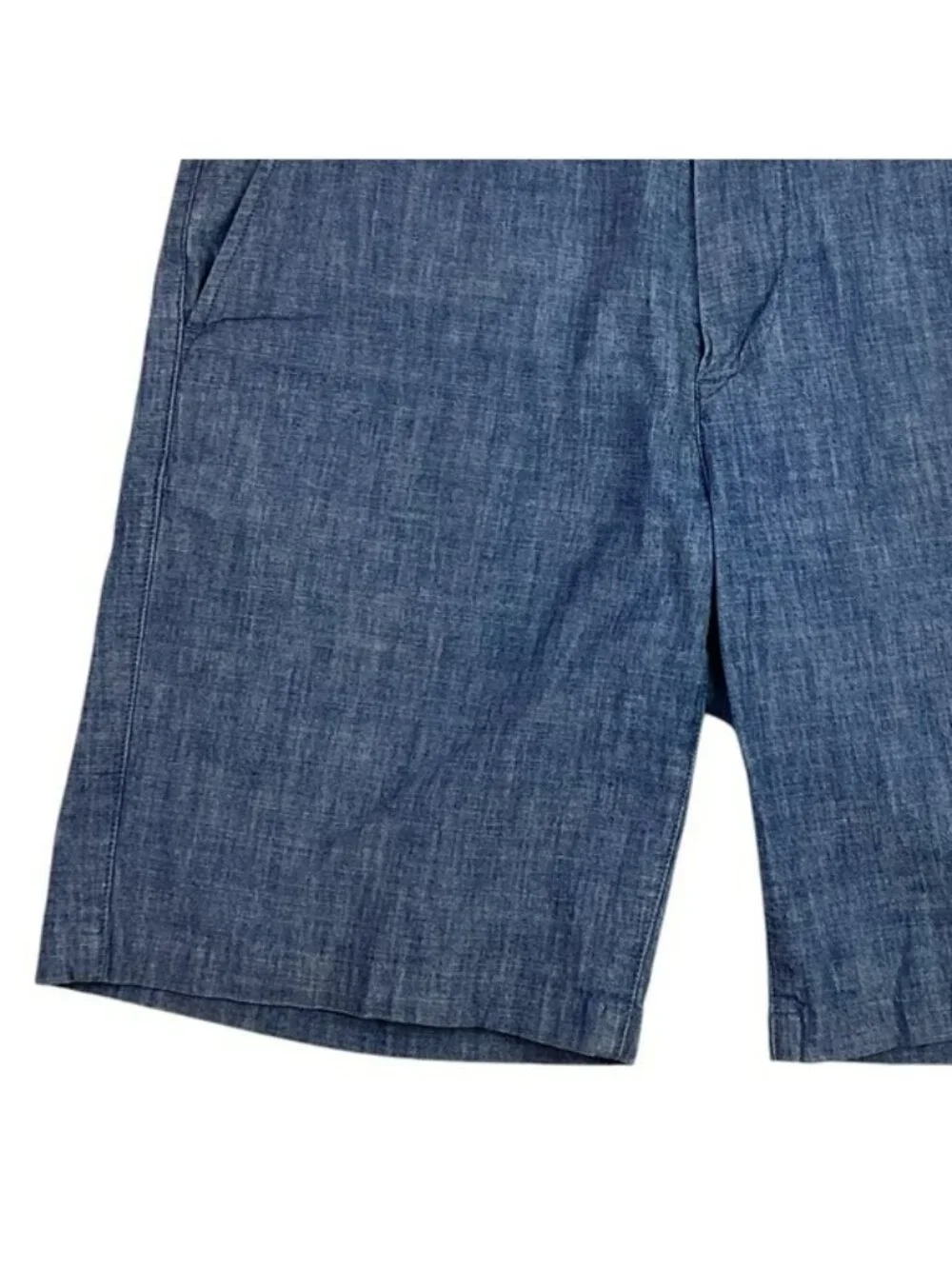 Flint & Tinder Shorts Mens 31 Chambray Shorts Blue